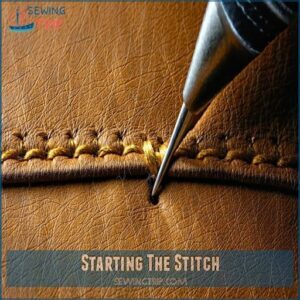 Starting The Stitch