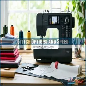 Stitch Options and Speed