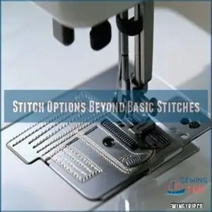 Stitch Options Beyond Basic Stitches