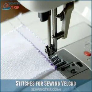 Stitches for Sewing Velcro