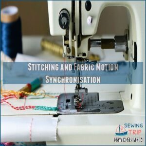 Stitching and Fabric Motion Synchronisation