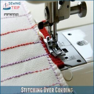 Stitching Over Cording