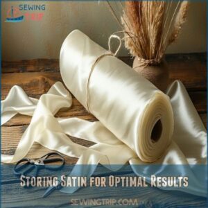 Storing Satin for Optimal Results