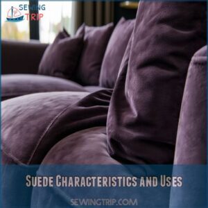 Suede Characteristics and Uses