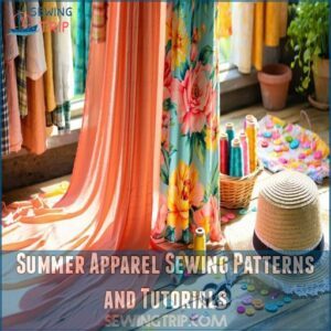 Summer Apparel Sewing Patterns and Tutorials