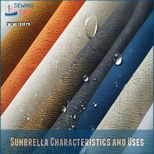 Sunbrella Characteristics and Uses