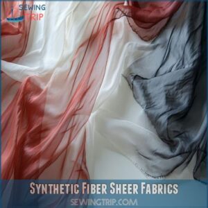 Synthetic Fiber Sheer Fabrics