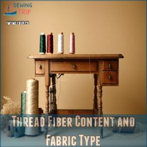 Thread Fiber Content and Fabric Type