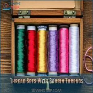 Thread Sets With Bobbin Threads