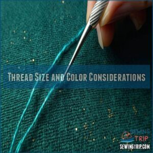 Thread Size and Color Considerations