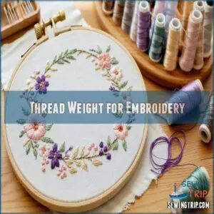 Thread Weight for Embroidery