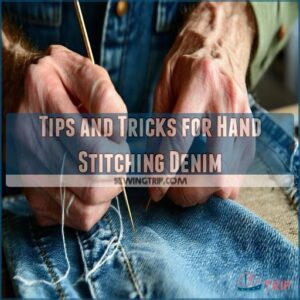 Tips and Tricks for Hand Stitching Denim