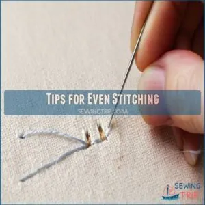 Tips for Even Stitching