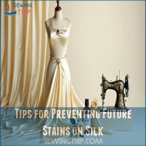 Tips for Preventing Future Stains on Silk