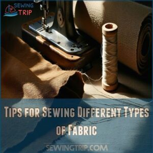 Tips for Sewing Different Types of Fabric