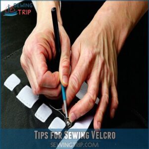 Tips for Sewing Velcro