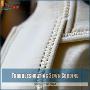 Troubleshooting Sewn Cording