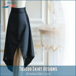 Tuxedo Skirt Designs