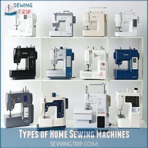 Types of Home Sewing Machines Types of Home Sewing Machines