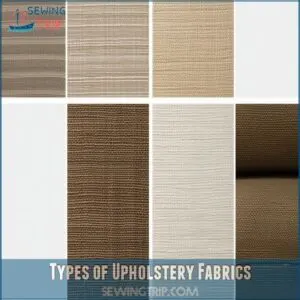 Types of Upholstery Fabrics