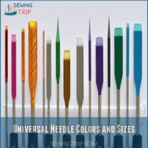 Universal Needle Colors and Sizes