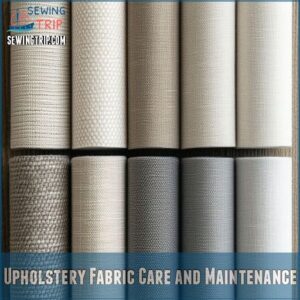 Upholstery Fabric Care and Maintenance