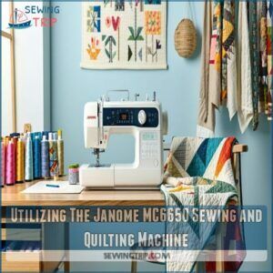 Utilizing The Janome MC6650 Sewing and Quilting Machine Utilizing The Janome MC6650 Sewing and Quilting Machine