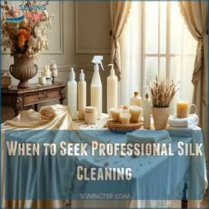 When to Seek Professional Silk Cleaning