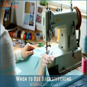 When to Use Backstitching