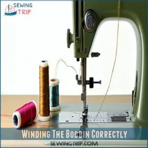 Winding The Bobbin Correctly