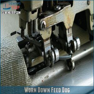 Worn Down Feed Dog Worn Down Feed Dog