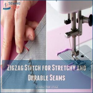 Zigzag Stitch for Stretchy and Durable Seams