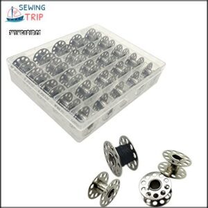 25 Pcs Metal Bobbins for