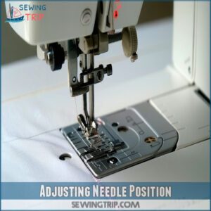 Adjusting Needle Position