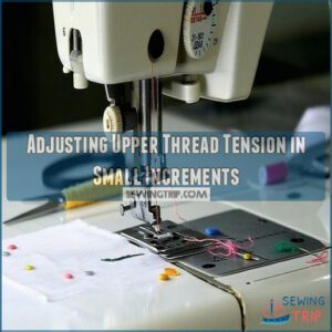 Adjusting Upper Thread Tension in Small Increments