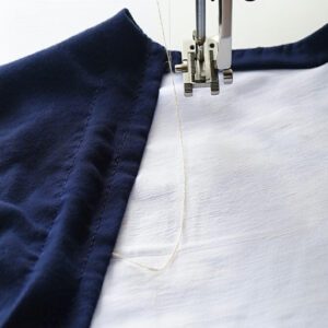 Attaching The Lining at The Neckband or Waistband