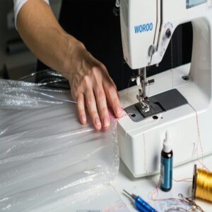 Backstitching and Securing Seams in Hard Plastic