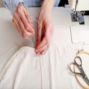 Backstitching in Various Sewing Projects