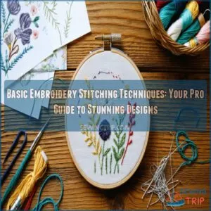 basic embroidery stitching techniques