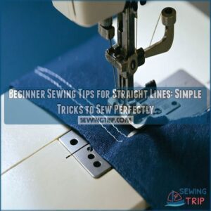 beginner sewing tips for straight lines