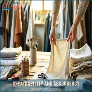 Breathability and Absorbency