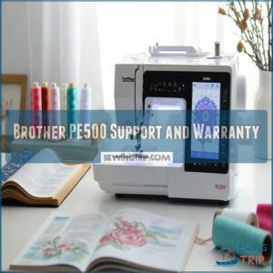 Brother PE500 Support and Warranty