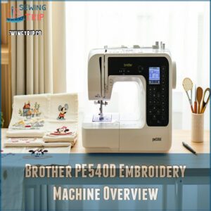 Brother PE540D Embroidery Machine Overview