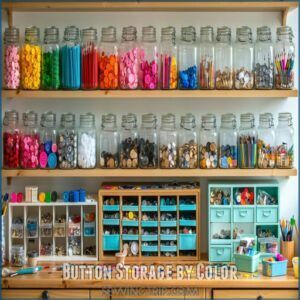 Button Storage by Color Button Storage by Color