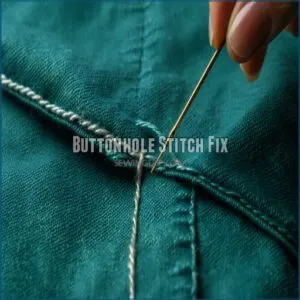 Buttonhole Stitch Fix