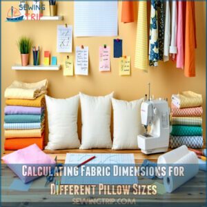 Calculating Fabric Dimensions for Different Pillow Sizes