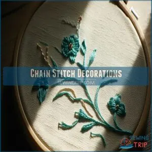 Chain Stitch Decorations