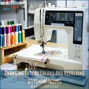 Changing Thread Colors and Resolving Stitching Issues