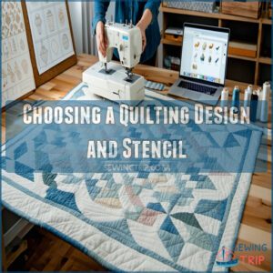 Choosing a Quilting Design and Stencil