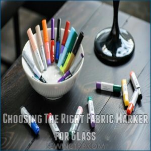 Choosing The Right Fabric Marker for Glass